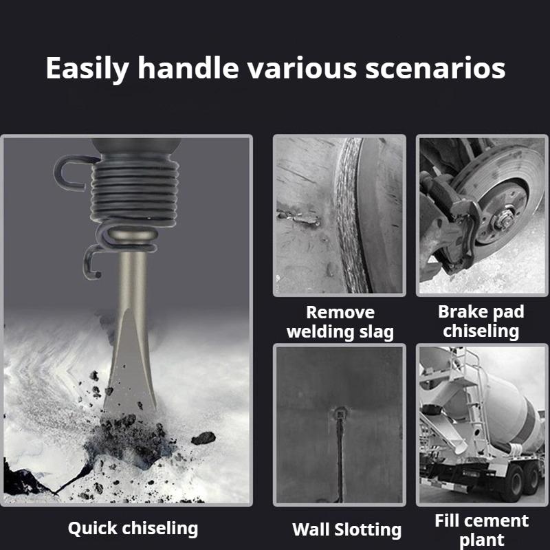 Pneumatic Air Shovel Industrial Grade Handle Air Chisel Impact Hammer Drill Rust Removal Tool Multi-functional Powerful Tools