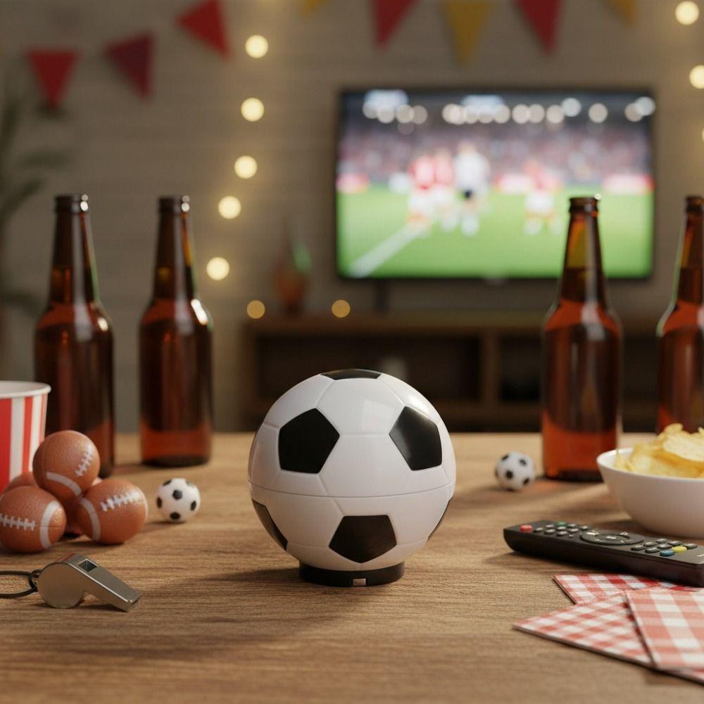 Zwart-wit Voetbal Flesopener Druktype Drankfles Dopopener Cadeau
