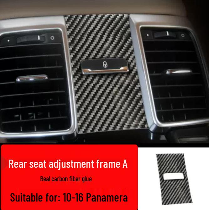 Porsche Panamera Interior Carbon Fiber Kit: Center Console, Steering Wheel, Gearshift & Door Trim