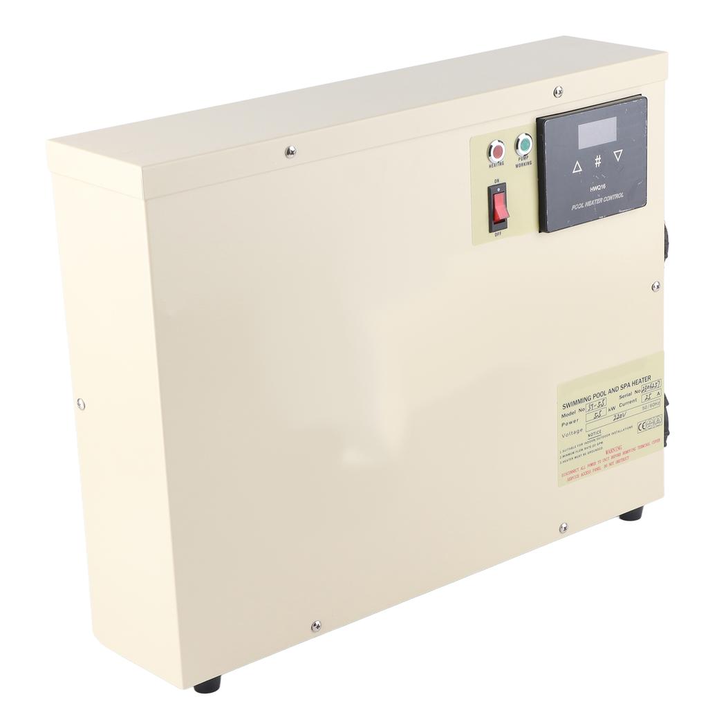 5.5KW Waterproof Intelligent Digital Water Heater Thermostat with Touch Controller for Bathtub Swimming Pool SPAEU