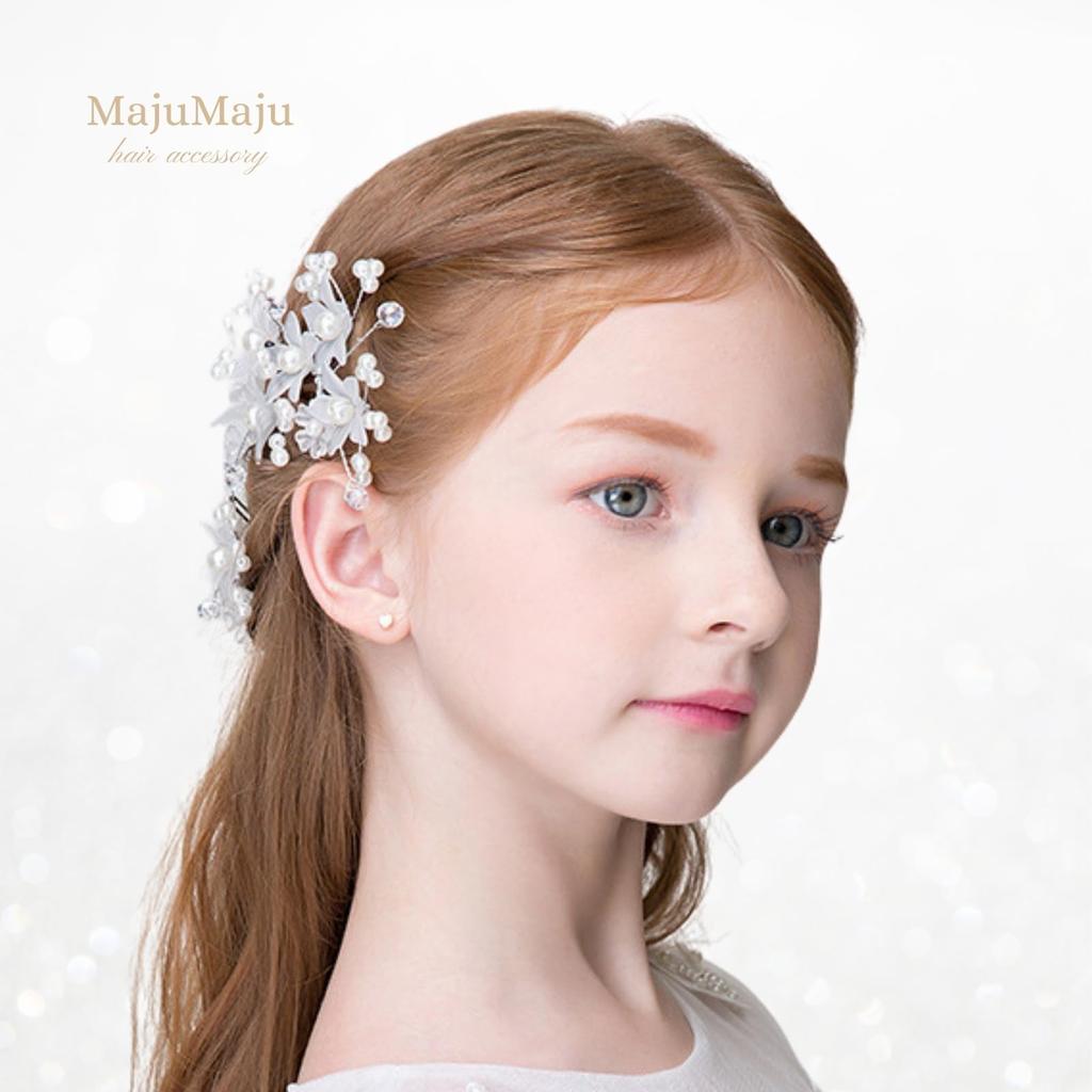 Hair Piano Recital Arranged Hair Ornament for Girls and Children [MajuMaju] Accessory, Headpiece, Handmade, (E) (PHC08)
