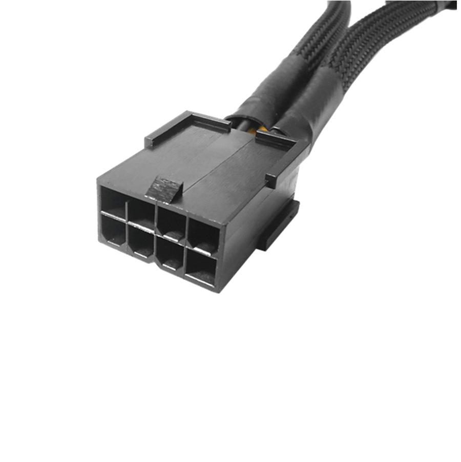 10Pcs 22cm GPU PCIE 8 Pin Female To Dual 2X 8 (6+2) Pin Male PCI Express Power Adapter Braided Y-splitter Extension Cable