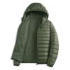 Autumn and winter light cotton clothes men's short loose large size warm casual hooded small cotton