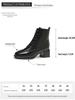 Women's 2025 French Fashion Ankle Boots: High-Heeled Martin Boots for Spring & Autumn.