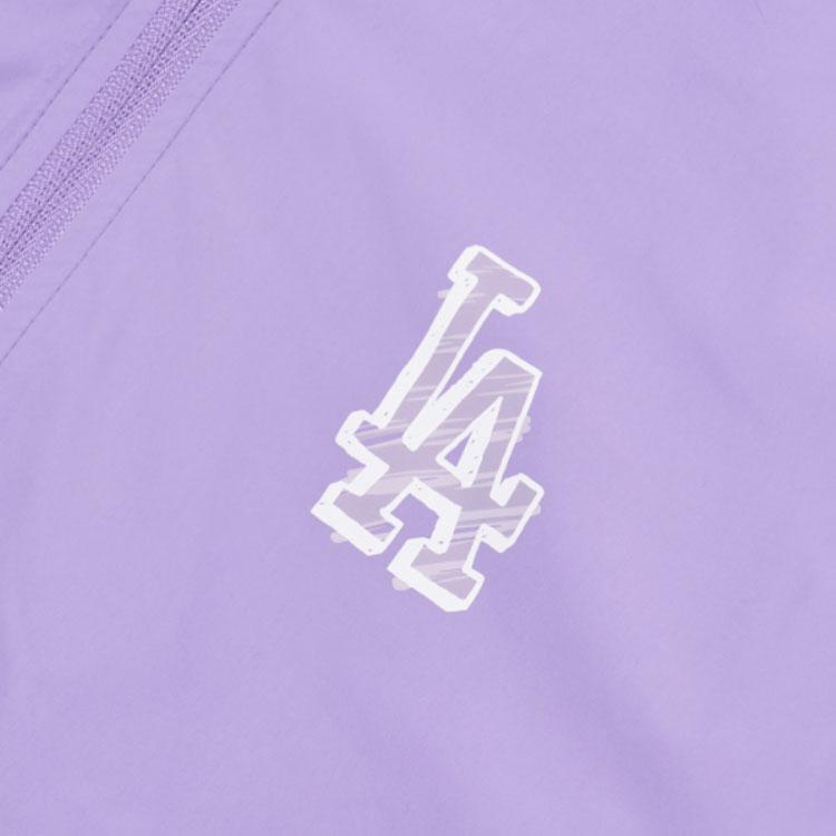 MLB Windproof Quick Dry Windbreaker Jacket Unisex Purple 3AWJS0321-07PPN