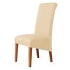 Dining Room Chair Covers Stretch Spandex Thin Style Chair Cover XL Size Wedding Seat Slipcover for Banquet Office Home
