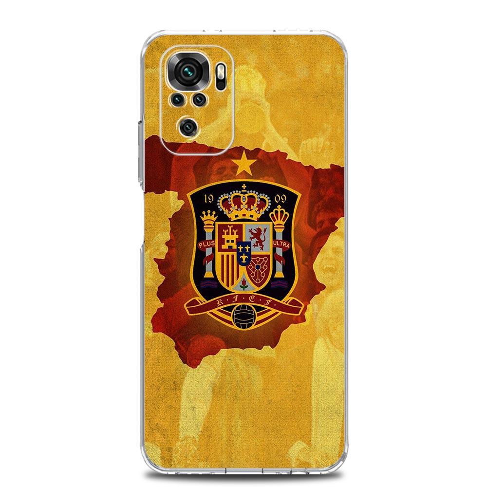 Spain Bull Flag Soft TPU Phone Case For Xiaomi Redmi Note 15 14 13 12 4G 10 11 Pro Plus 5G 14C 13C 12C 10C 9A Cover