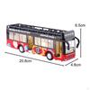 City Bus Model Toy Car for Kids Boys Girls - Pull Back Action