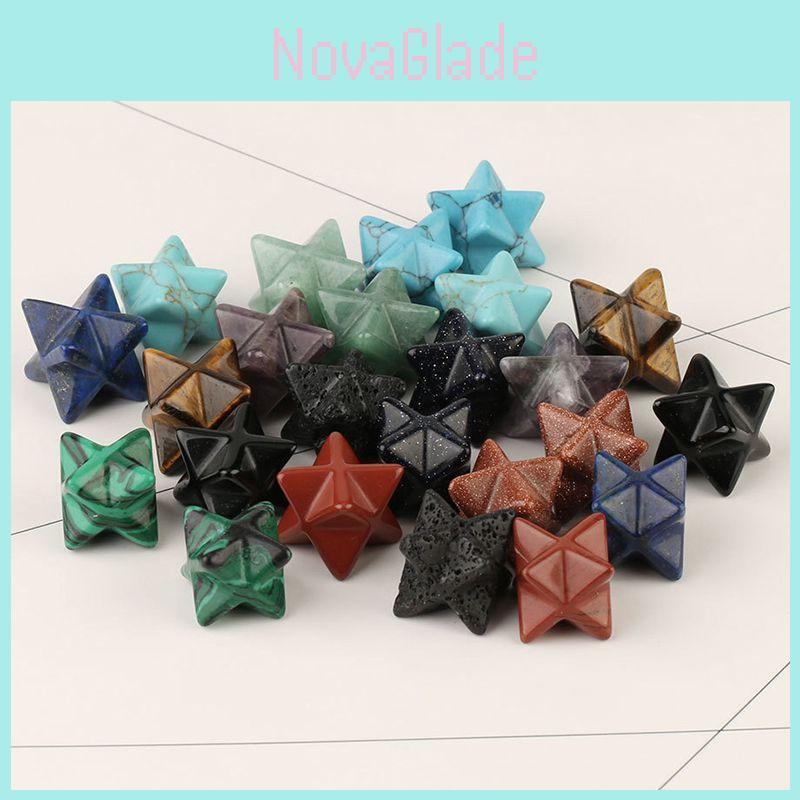 Eleganter Merkaba-Stern-Kristall für heilige Meditation und Heilenergie-Ornament