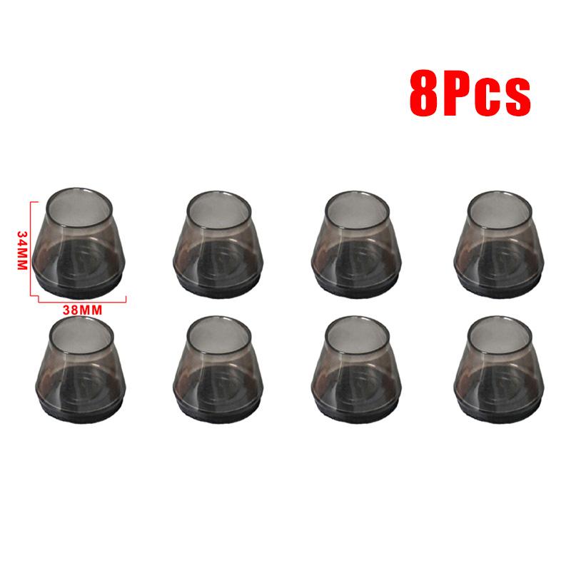 Silicone Chair Leg Floor Protectors for Hardwood,8Pcs Non-Slip Furniture Leg Caps,Quiet Rubber Table Feet Covers for 3-4cm Round Legs,Anti-Scratch