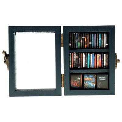 Mini Anxiety Bookshelf Shake Bookshelf Miniature Book Library Stress