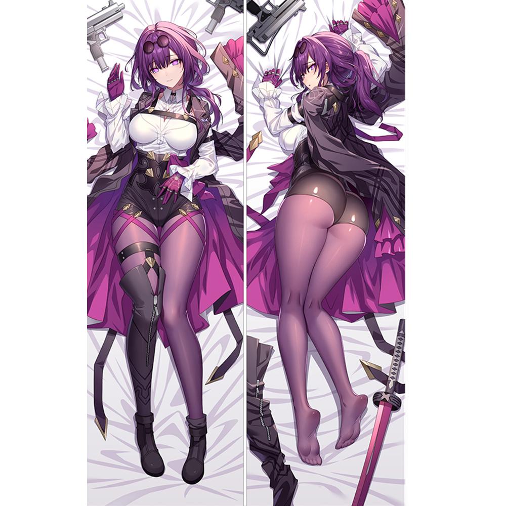 Honkai Star Rail Kafka Косплэй Dakimakura обнимающая наволочка для тела японское аниме игра наволочка Чехлы для подушек 120x40 cm