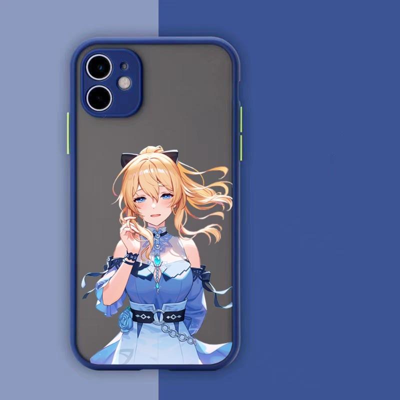 Cute Girl Jean Genshin Phone Case For IPhone 14 13 12 11 Mini Pro Max XS X Max XR 8 7 Plus SE 2022 Skin Color Phone Cover