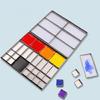 Empty Paint Palette Paint Tray Travel Paint Holder Paint Organizer Box, 2 Size Paint Box Compartments Designed For Art