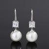 Jewelry Copper Bottom Gold-Plated Pearl Earrings Stud Earrings Female 14Mm