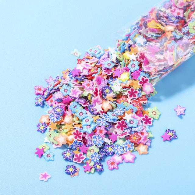 1000-3000pcs Mix Fruit Soft Clay Slime Animal Flower Slice Resin Filler for Nail Art Epoxy Mold DIY Craft Making Wholesale