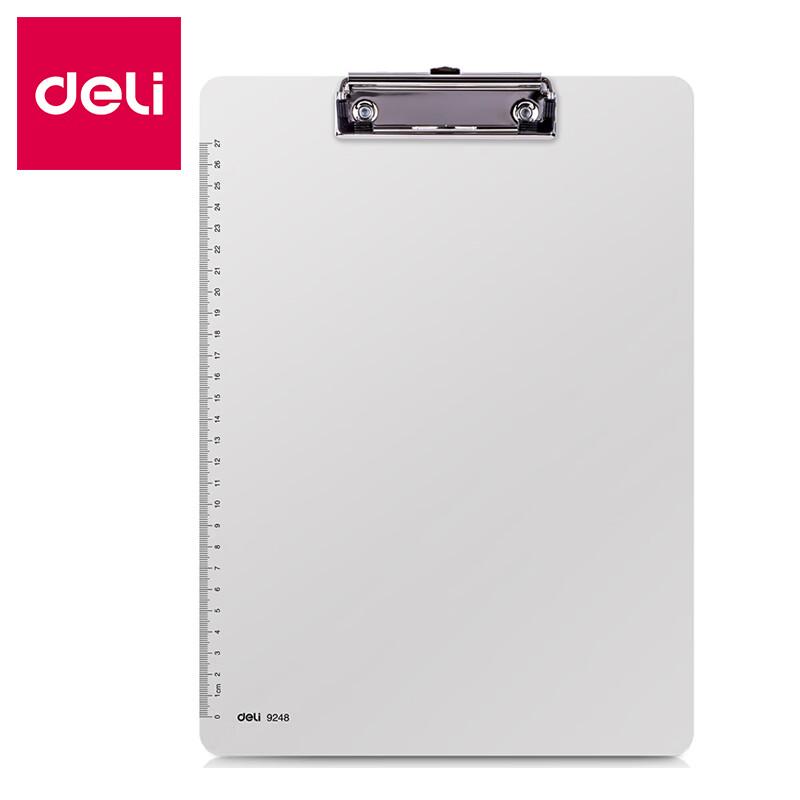 Deli A4 Writing Clipboard with Strong Metal Clip