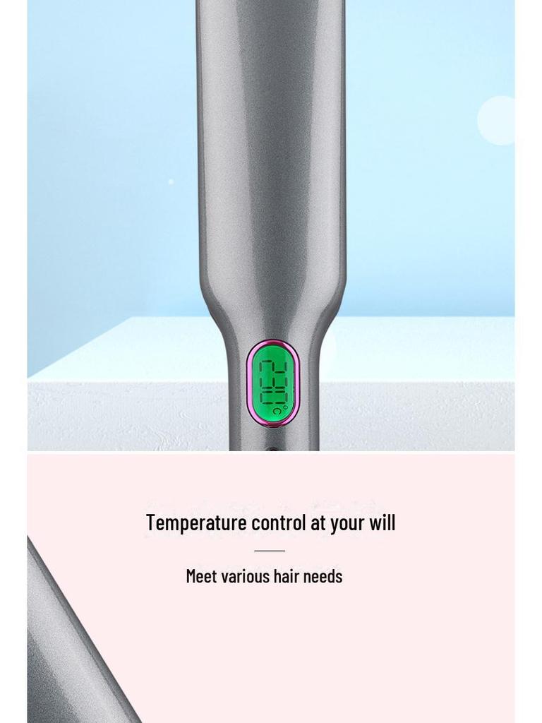 High-Demand Infrared Negative Ion LCD Violet Wide Plate Hair Straightener