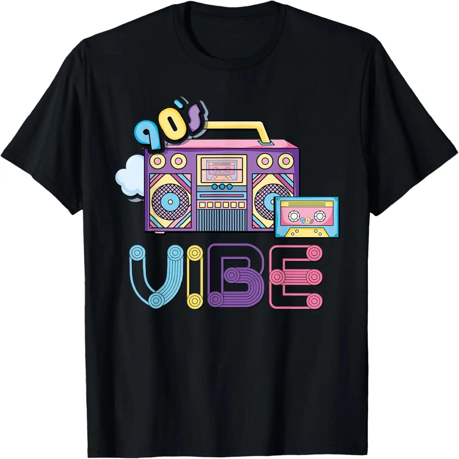 

90s Vibe 1990 Style Fashion 90 Theme Outfit Nineties Costume T-Shirt XXXXXL різнокольоровий