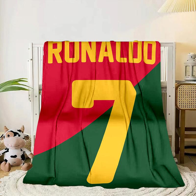 Ronaldo's Number Seven Portable Blanket/Soft Blanket Bedding Blanket Suitable for Travel Camping Living Rooms Offices Sofas Fan Gifts