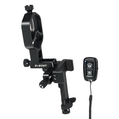 SVBONY Universal Telescope Camera Adapter with Fine Aluminum Alloy CNC Machined Eyepiece Outer Diameter Range of Compatible with and Smartphone