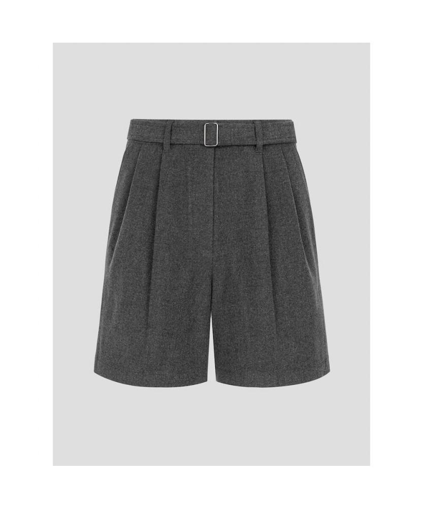 Binpolleidiseu [B. My] Fleece-Lined Belted Shorts Ash (Bf5X25N014)
