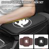 AAAAC1 For Car Armrest Box Storage Pad Center Console Anti-slip Support Mat Elbow Support Accessories Octavia A5 A4 Mk1 2 Fabia