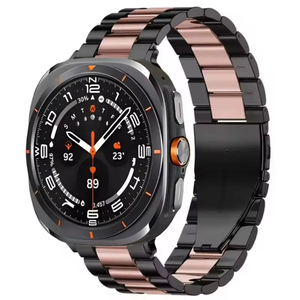 Strap for Samsung Galaxy Watch 8-7 Ultra 47mm Metal Stainless Steel Bracelet Watchband For Galaxy Watch 8-8 Classic 40/44mm 46mm
