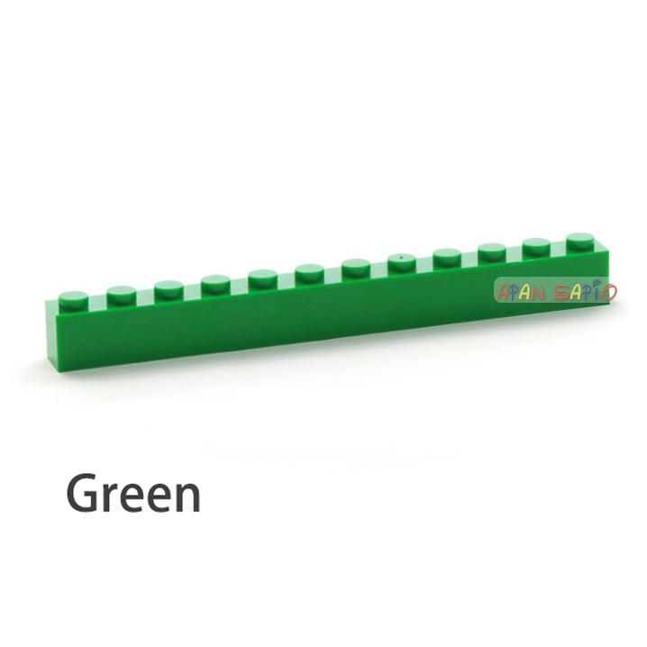 100PCS 1x12 Dots DIY Building Blocks Thick Figures Bricks Educational Creative Compatible With 6112 Toys for Children