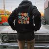 European and American Style Letter Print Women's Autumn/Winter Hooded Hoodie Top