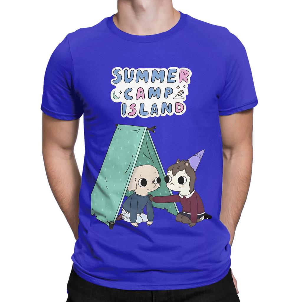 Summer Camp Island Happy Summer Novelty 100 Cotton Tshirt Summer Camp Island Tops Tees For Unisex