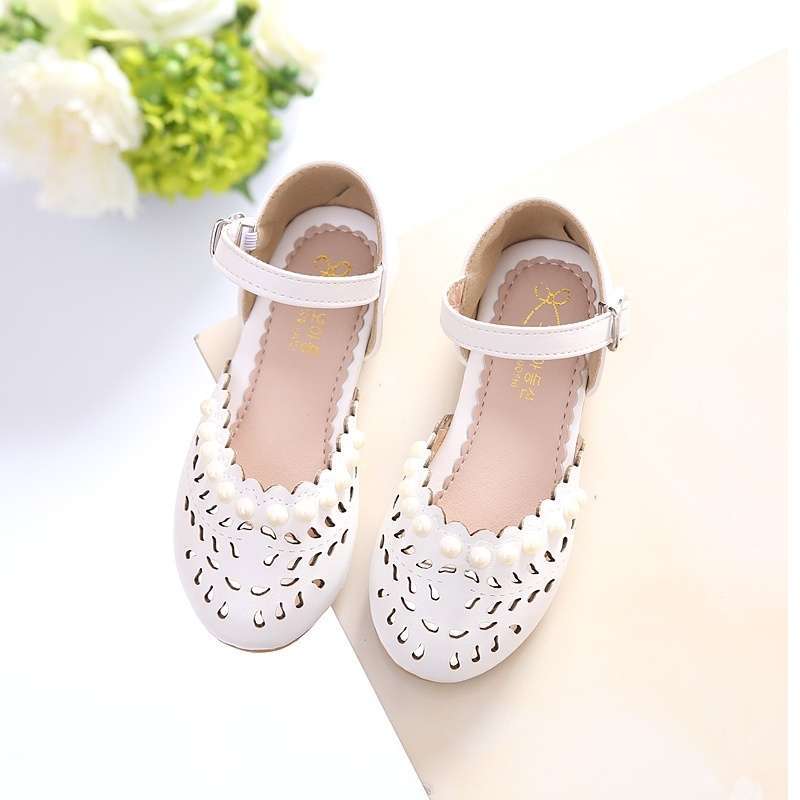 2025 summer new sandals princess shoes hollow bag head baby shoes children's beach shoes children's student sandals
