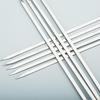 ZISIZ Thickened Stainless Steel Flat BBQ Skewers