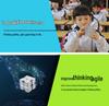Cross-Border Novelty Infinite Cube Metal Fidget Spinner Toy