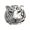 Broche Animale Vintage Corsage Aspect Alliage Métallique Finition Détails Strass pour Style Veste ou Foulard