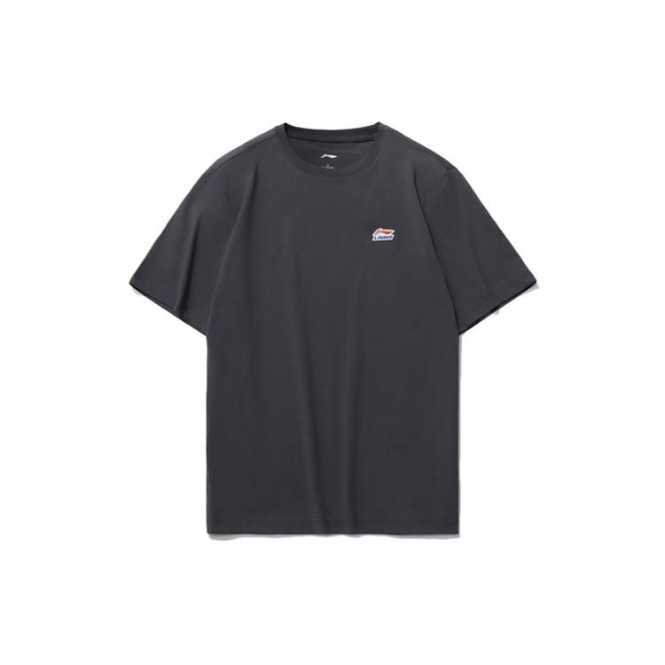 Li Ning Sports Fashion Collection T Shirts Men's Crew Neck Moderate Straight Fit AHSR635-4