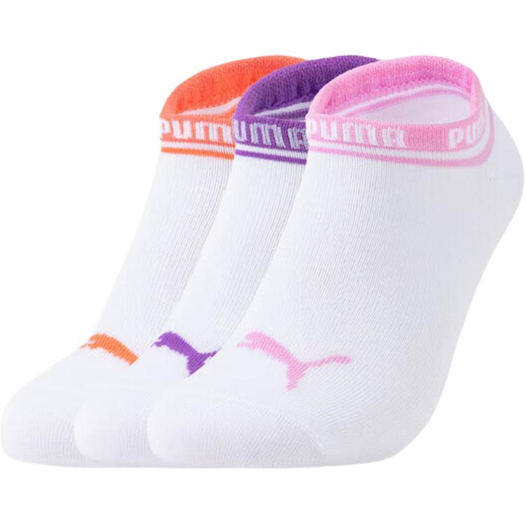 PUMA Ankle Socks Unisex 3 Pack White 907777-20 39/42