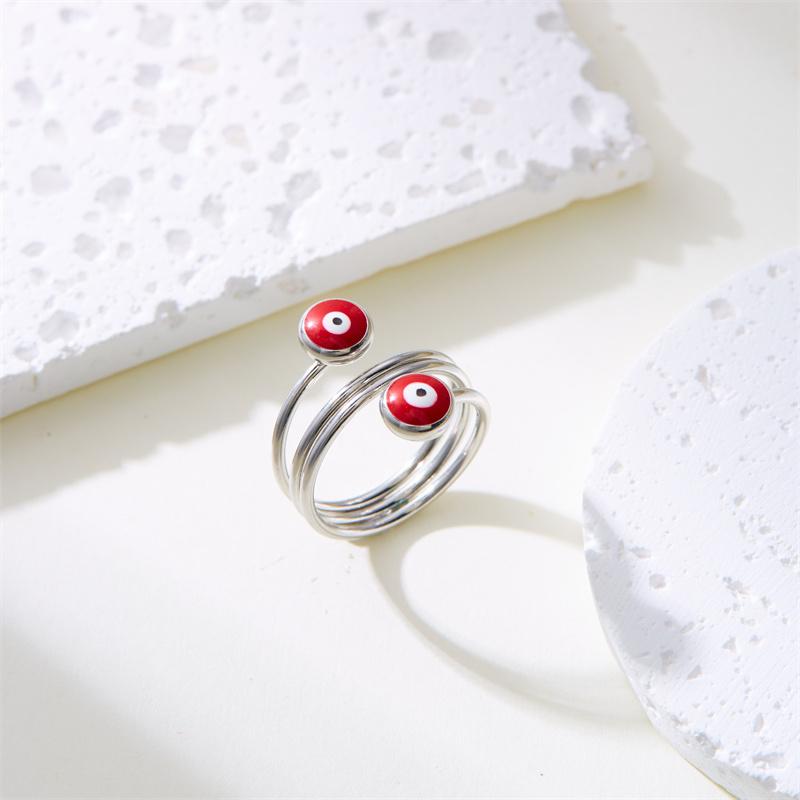 

Lucky Turkish Blue Evil Eye Rings for Women Men Vintage Dripping Oil Devil Eyes Finger Rings 2026 Trend Jewelry anillos mujer