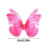 50Pcs 3D Organza Fabric Butterfly Appliques Clothes Sewing Patch  Bridal Hair Accessories