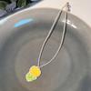 Sweet Cute Flower Pendant Necklace Temperament Choker Fashion Jewelry Clavicle Chain Imitation Pearl Charm Necklace