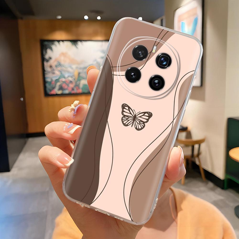For Honor Magic7 Pro Case Magic 7 5G Cute Butterfly Cartoon Phone Cover For Huawei Honor Magic7 Pro Flower Fundas Phone Cases