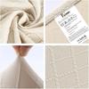 Jacquard Piano Chair Cover Stretch Jacquard Dining Bench Covers Rectangular Solid Color Thickened Stool Seat Cover 1PC