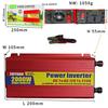 2000W Modified Wave Power Inverter: 220V for 12V/24V/48V/60V Solar and Car Use