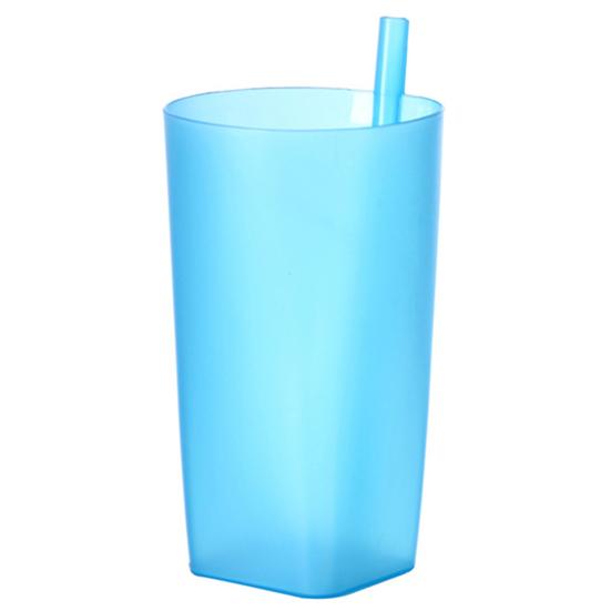 360ml/380ml halmkopp glatt kant Stor kapasitet Lekkasikker Barn Barn Spedbarn Baby Sip Cup Studenter