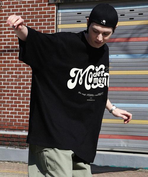 Modernoment Balloon Logo Oversized Short Sleeve T-Shirt [White]
