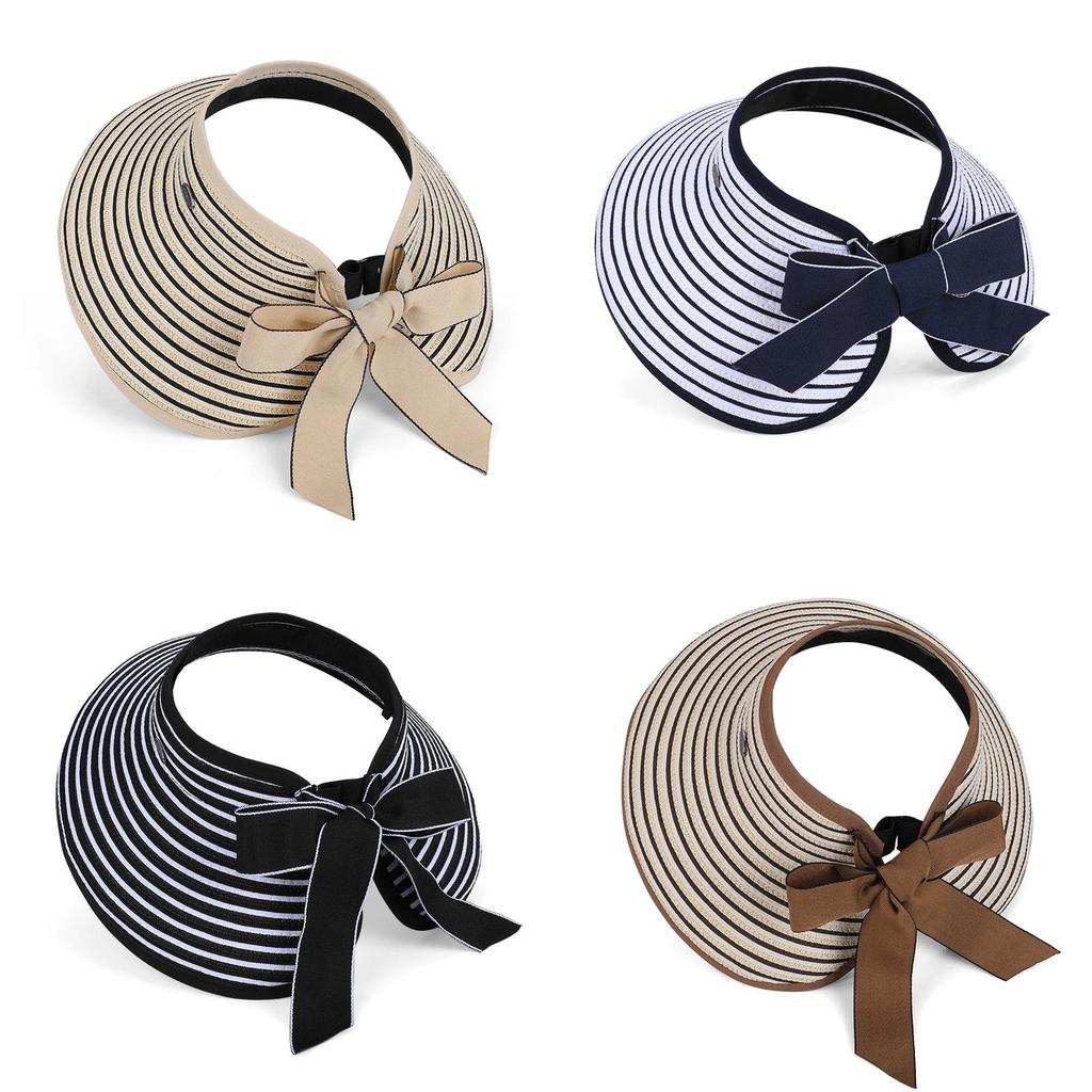 Summer Straw Wide Brim Hat For Women With Breathable Sun Protection Casual Outdoor Fashion