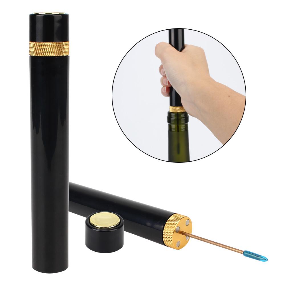 Wine Bottle Opener Wine Corkscrew Air Pressure Pump Pin Jar Cork Remover Opening Tools Small Size Bar Tools Portable