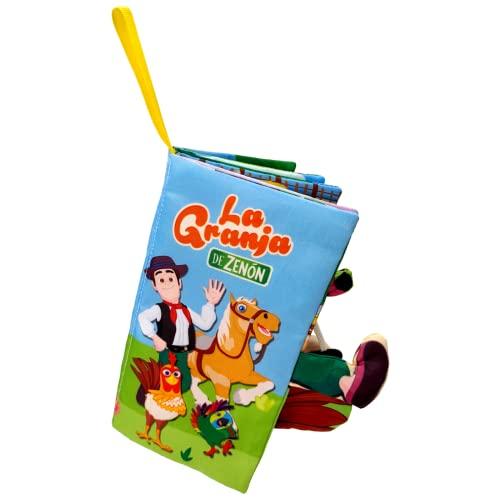 

La Granja De Zenon Kids Cloth Book, Kawaii Animal Tear-Free Cloth Book, Игрушки для мальчиков и девочек, Подарок на день рождения