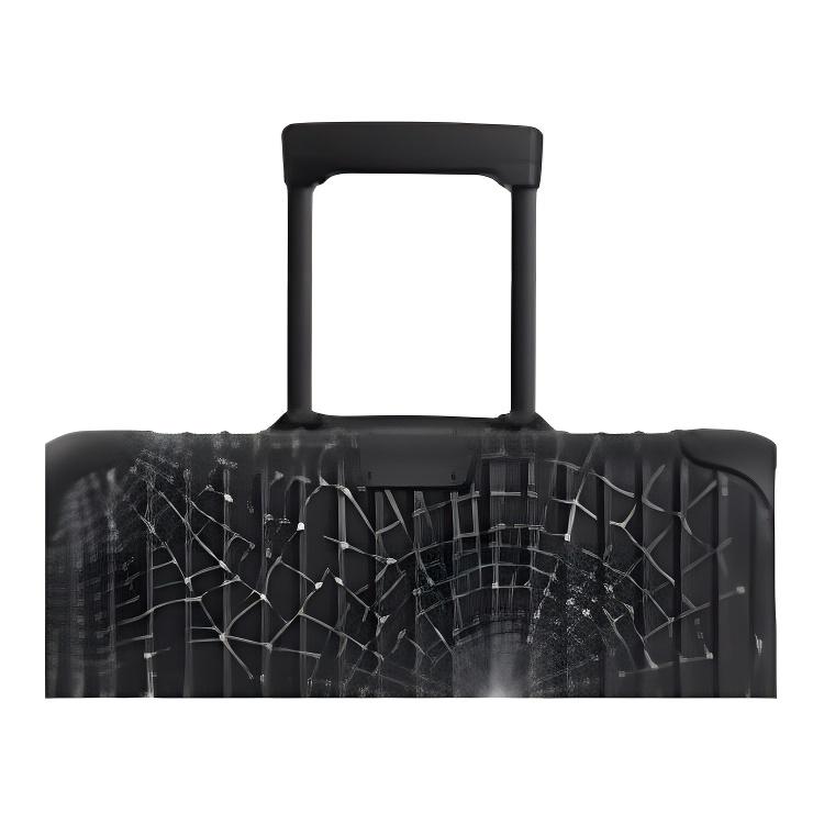 Supreme Rimowa Collaboration Spider Web Bo FW19 Metal Aluminum Magnesium Alloy Suitcase Luggage 30 Inch Unisex Black SUP-FW19-10736
