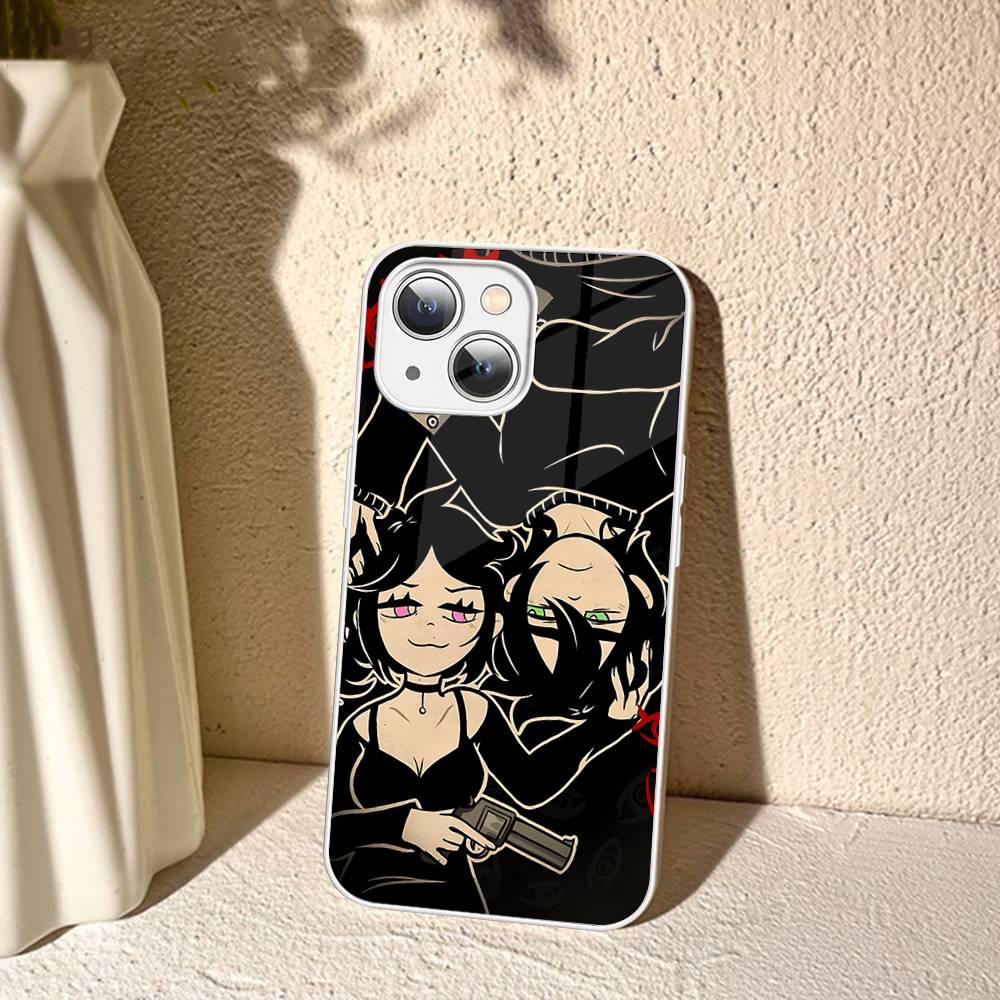 Coffin Of A-Andy And L-Leyley Tempered Glass For Iphone 14 13 12 11 Pro Mini XS MAX 14Plus X XS XR Cover